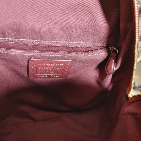 Coach Jordyn Backpack Pink Crossgrain Leather Mini Backpack Gold Tone Hardware - Picture 6 of 13